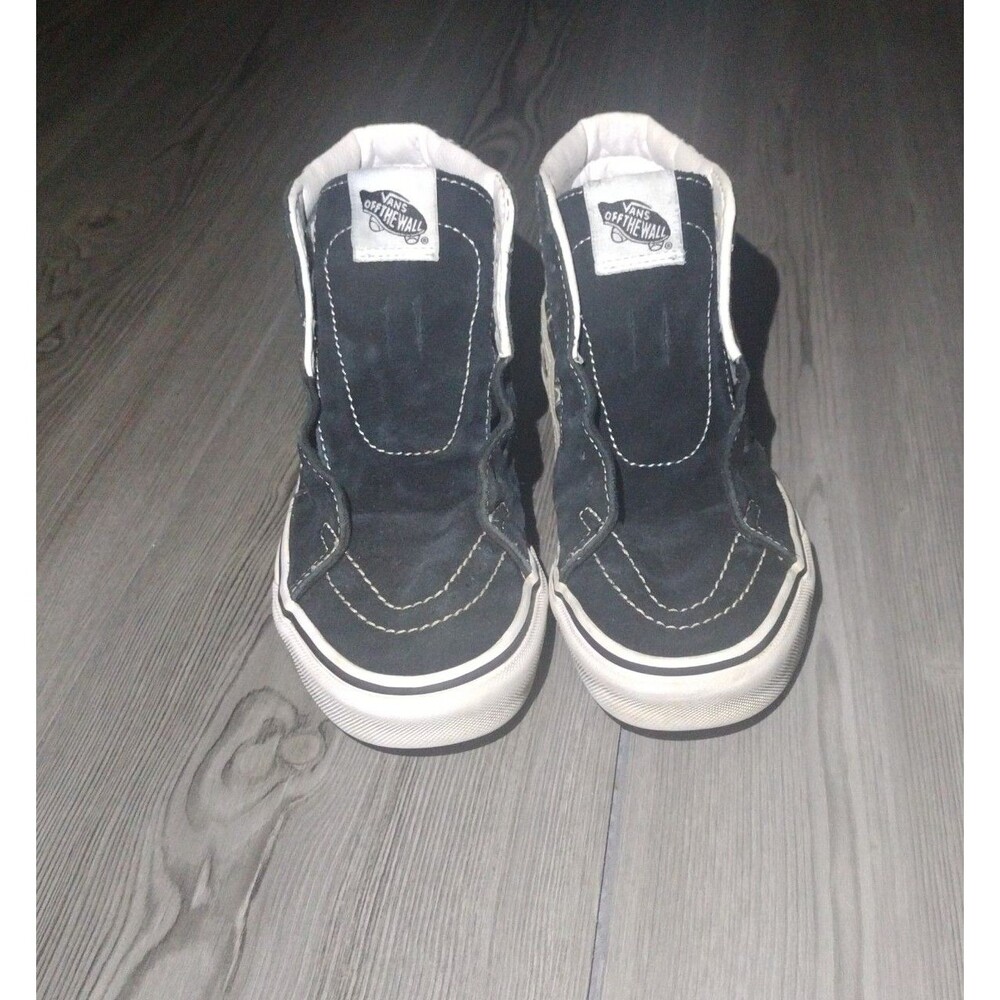 Vans Sk8-Hi Flame Skull Blk Sneakers - Sz Mens 3.5/Womens 5 - Picture 7 of 8